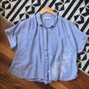 Madewell Embroidered Hilltop Shirt